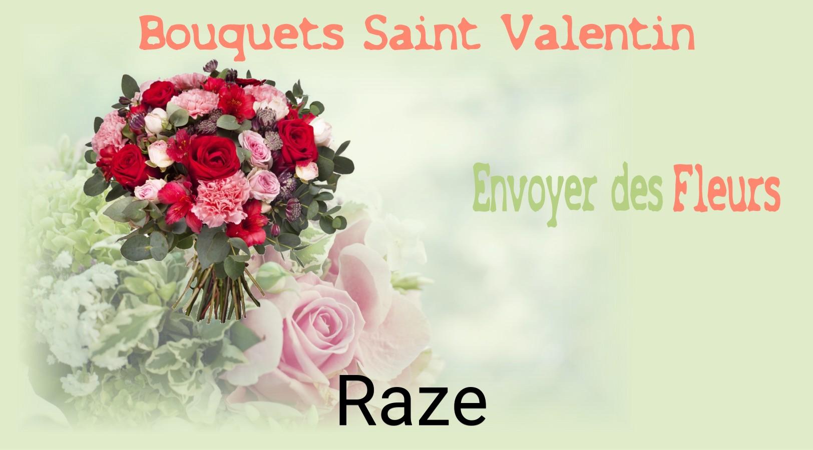 Roses de Saint-Valentin livrées à Raze